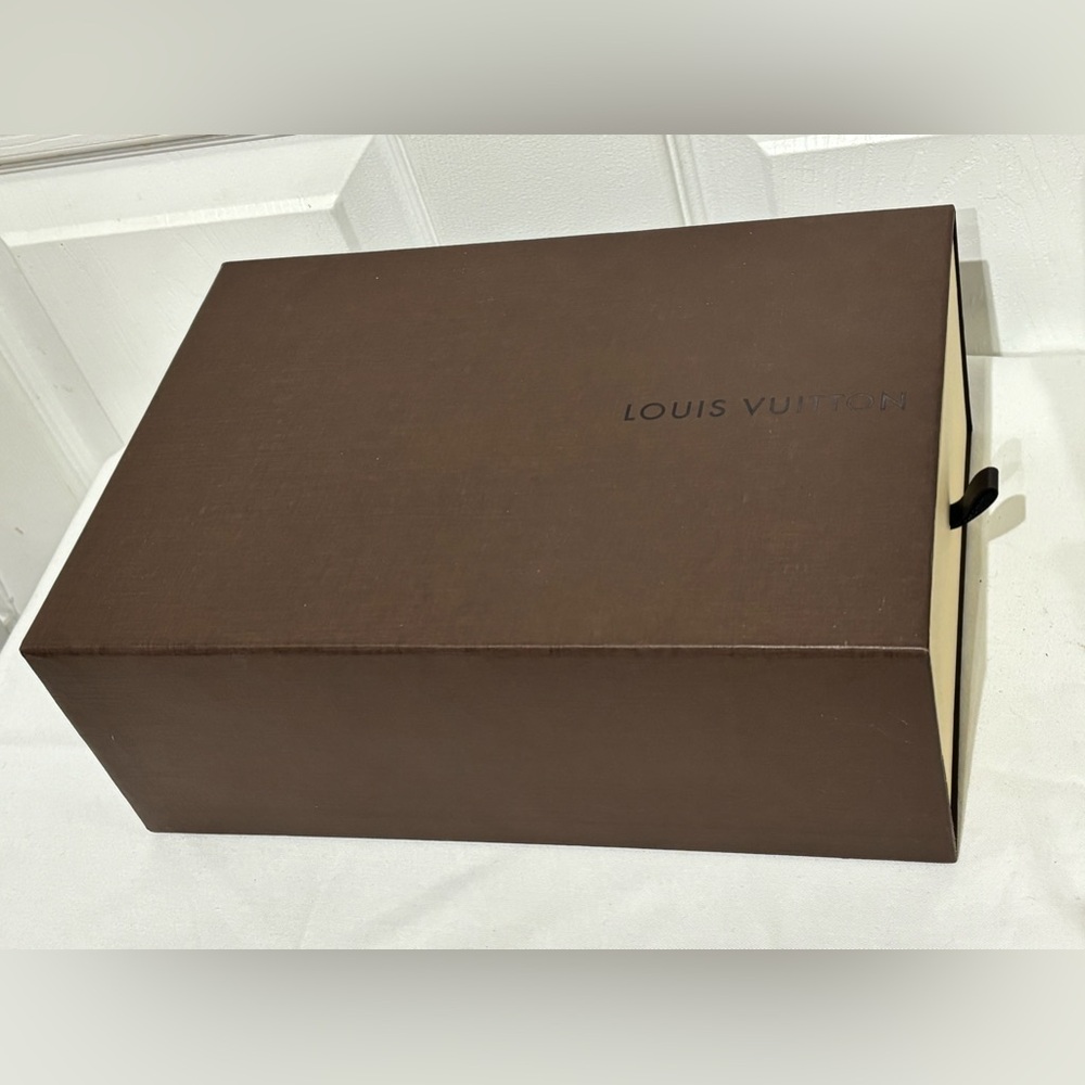 Louis Vuitton Chocolate Brown Logo Gift Box